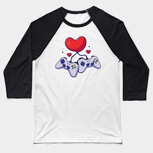 Video Games Lovers Baseball T-Shirt